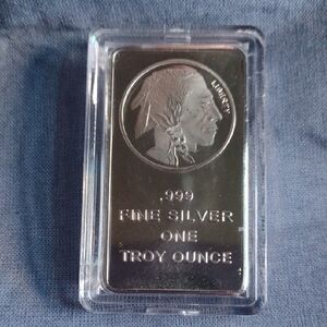 Silver Bullion Metal Bar - 1 Troy Ounce